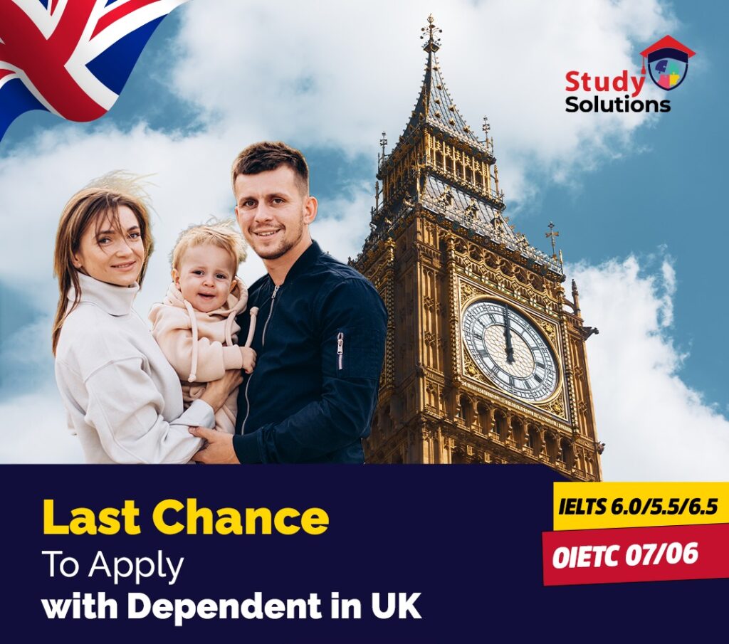 Last Chance to Bring Dependent in UK