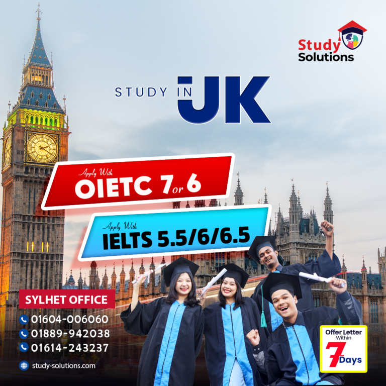 Study in UK with OIETC or IELTS
